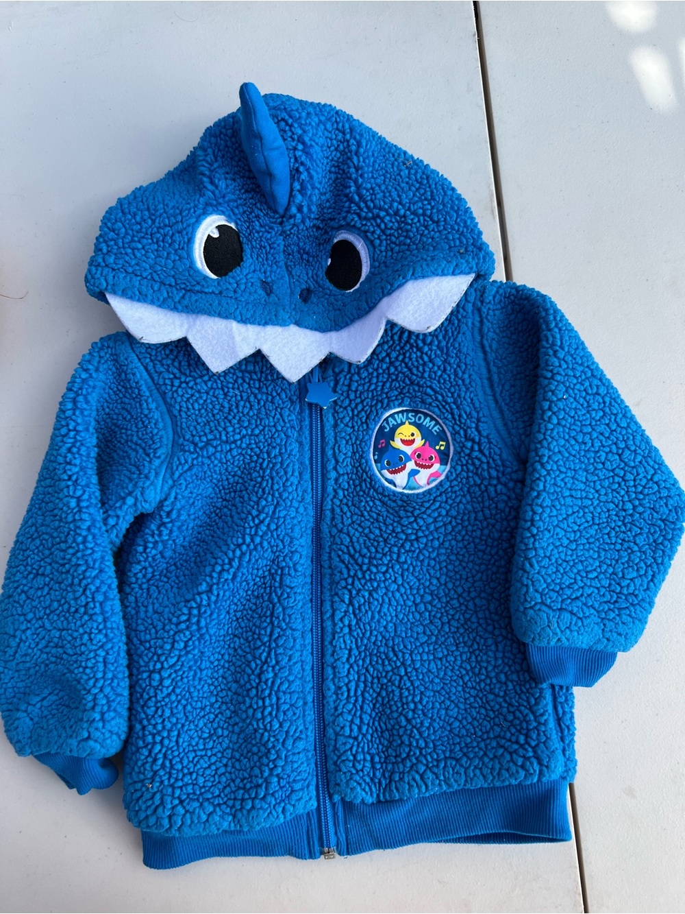 Pinkfong x Nickelodeon Blue Baby Shark Sherpa Jacket - 2T